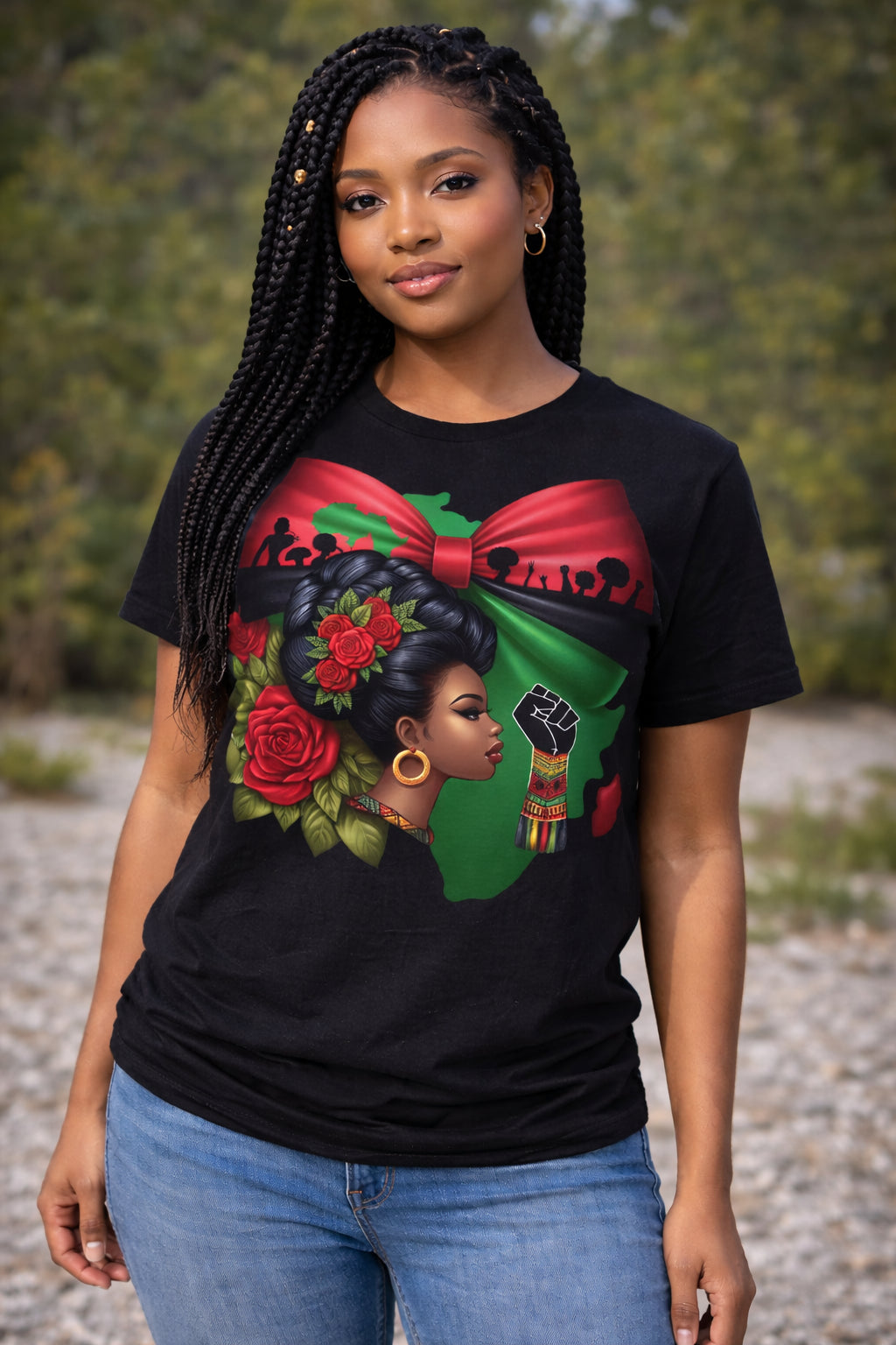 Black History Bow from 2 Sisters Tanks, Teez