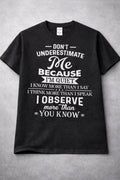 Don T Underestimate Me from 2 Sisters Tanks, Teez