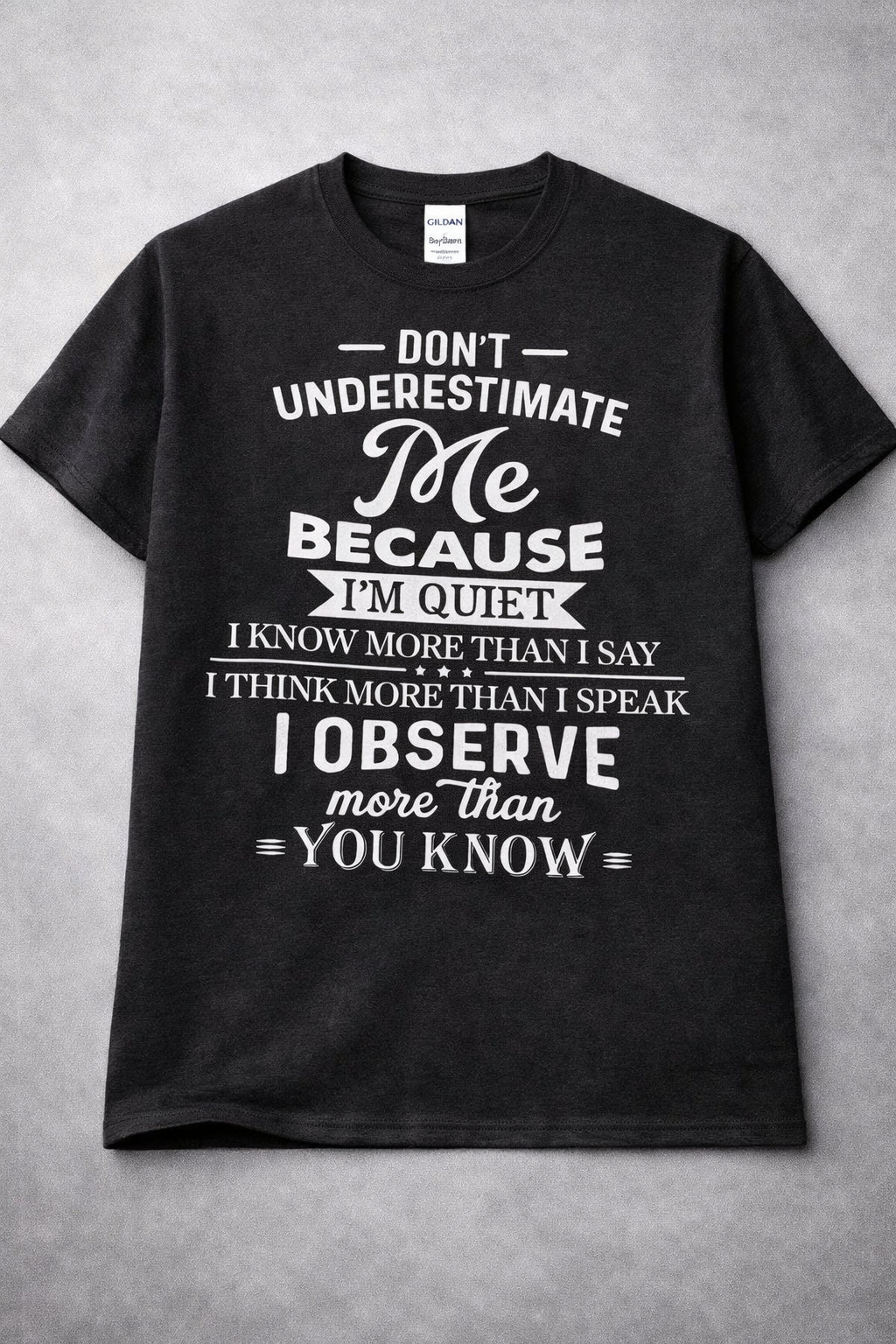 Don T Underestimate Me from 2 Sisters Tanks, Teez