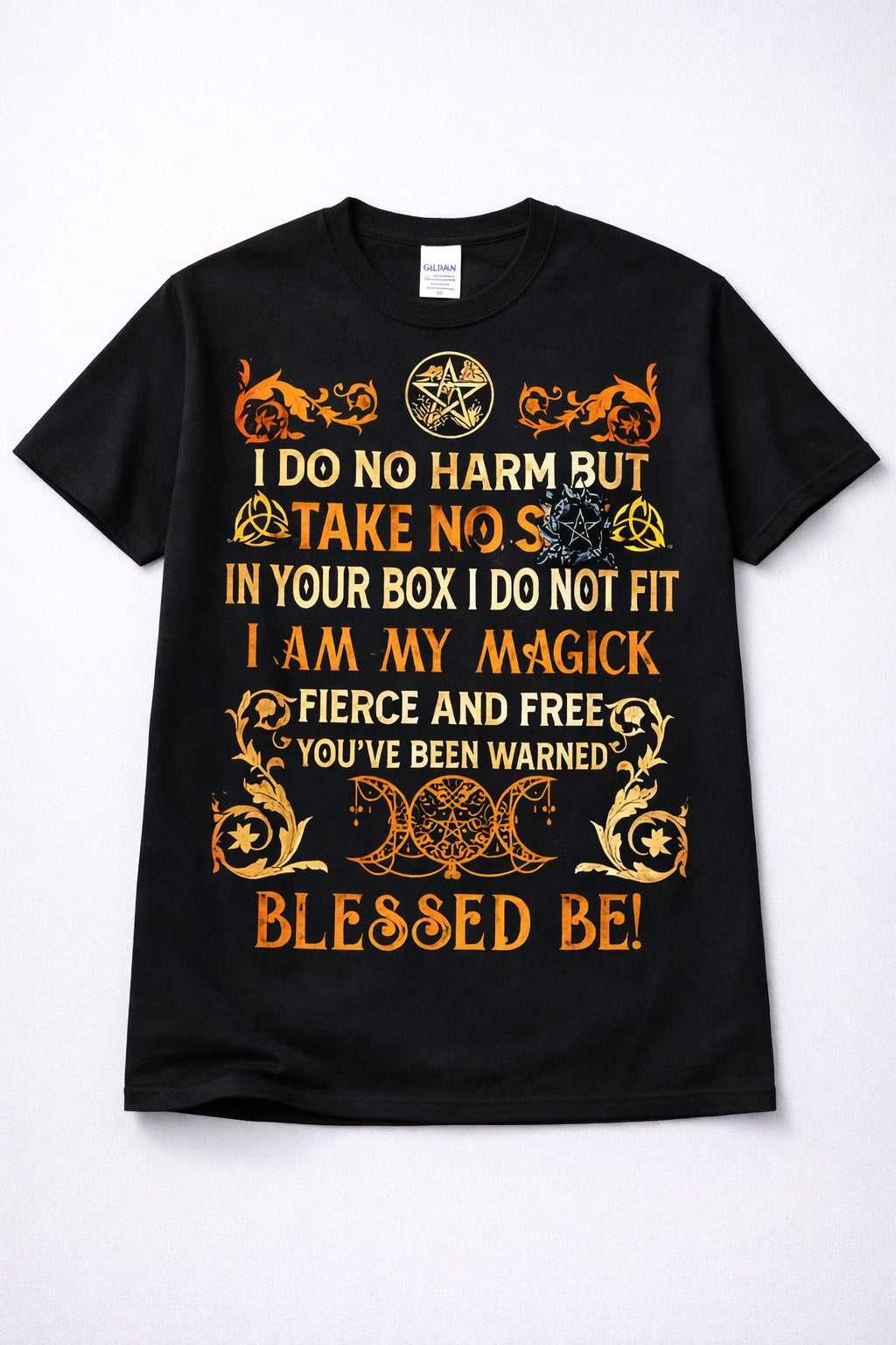 Fierce Free Blessed Be Statement from 2 Sisters Tanks, Teez