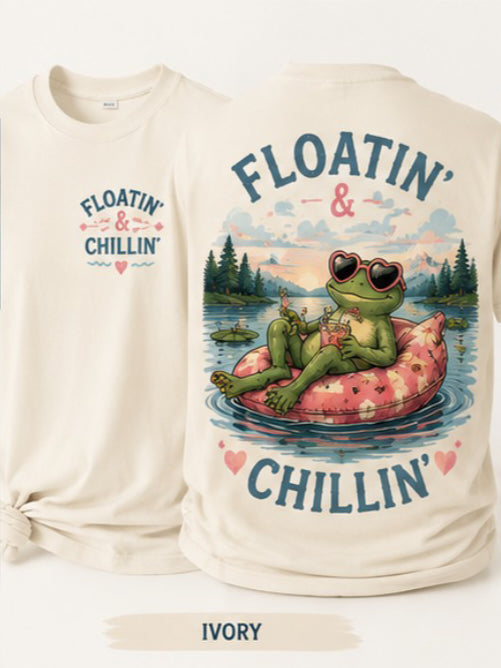 Floating Chillin from 2 Sisters Tanks, Teez