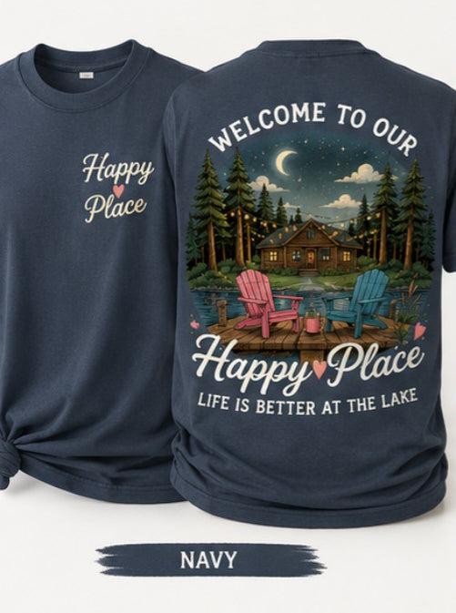 Happy Place from 2 Sisters Tanks, Teez