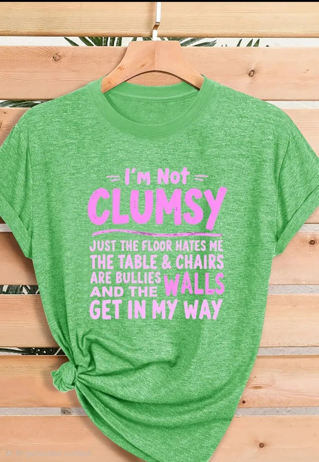 I M Not Clumsy Funny from 2 Sisters Tanks, Teez