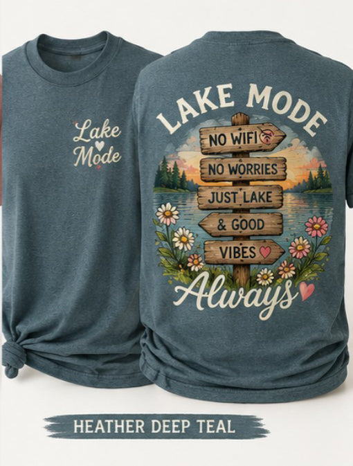 Lake Mode Always from 2 Sisters Tanks, Teez