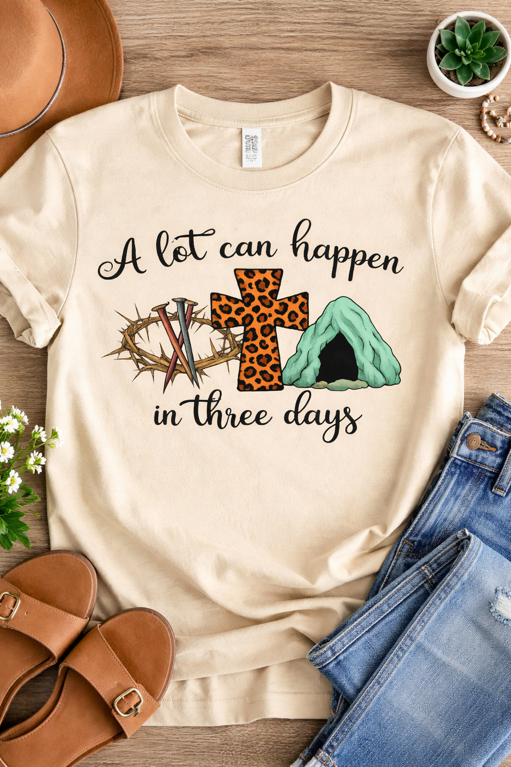 Lot Can Happen In 3 Days from 2 Sisters Tanks, Teez