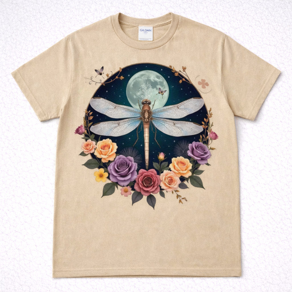Moonlit Garden Dragonfly from 2 Sisters Tanks, Teez