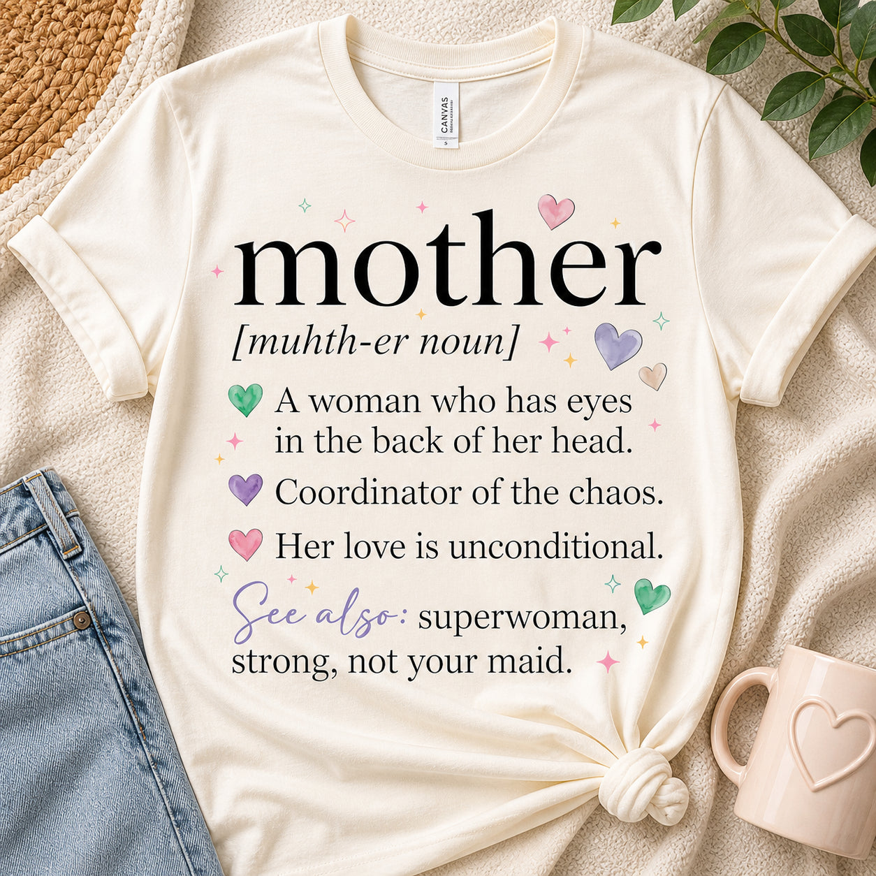 Mother Definition 1 from 2 Sisters Tanks, Teez