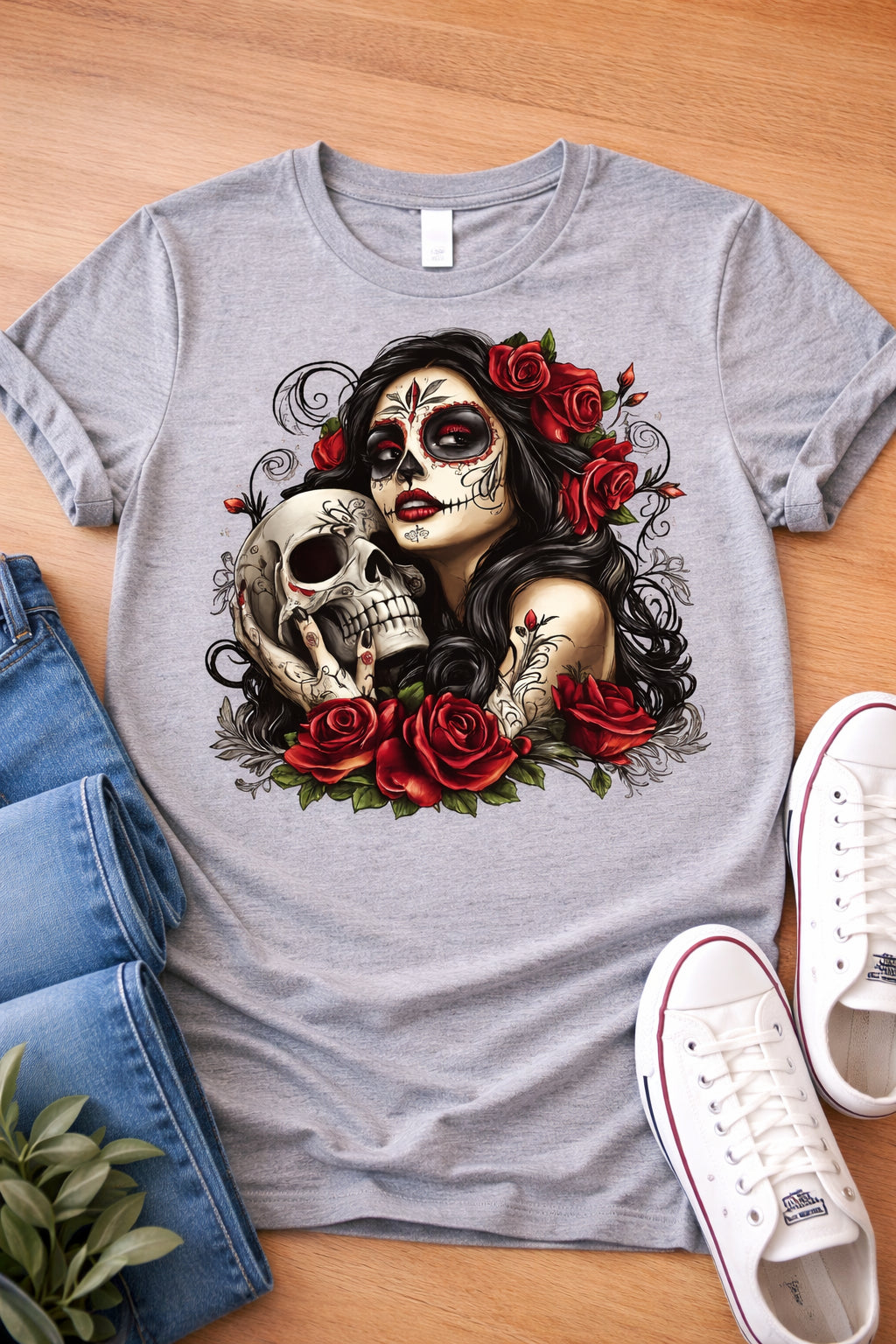 Rose Of The Dead Graphic from 2 Sisters Tanks, Teez