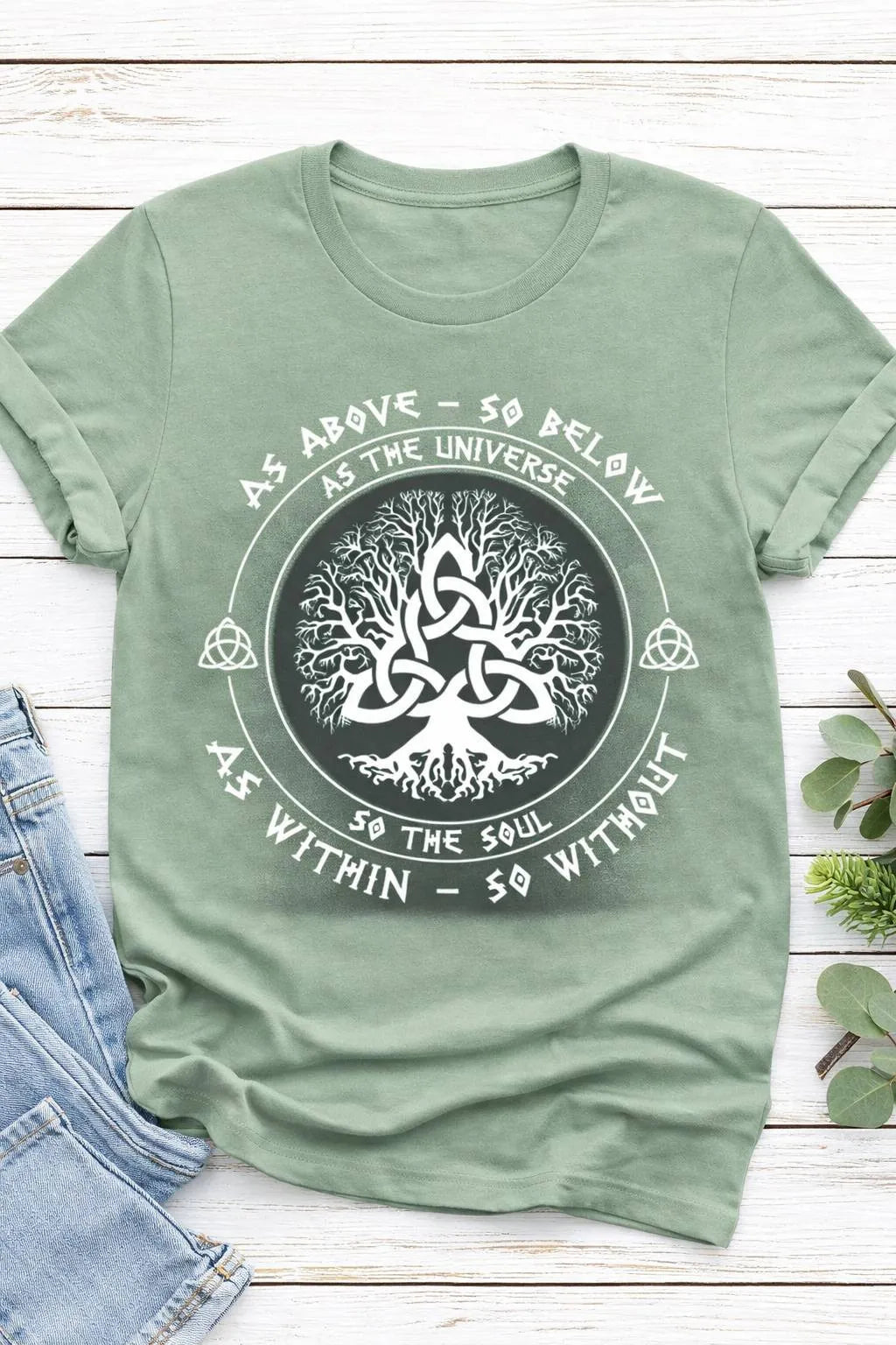 Sacred Balance Tree from 2 Sisters Tanks, Teez