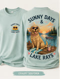 Sunny Days Lake Rays from 2 Sisters Tanks, Teez