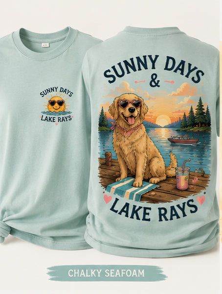 Sunny Days Lake Rays from 2 Sisters Tanks, Teez