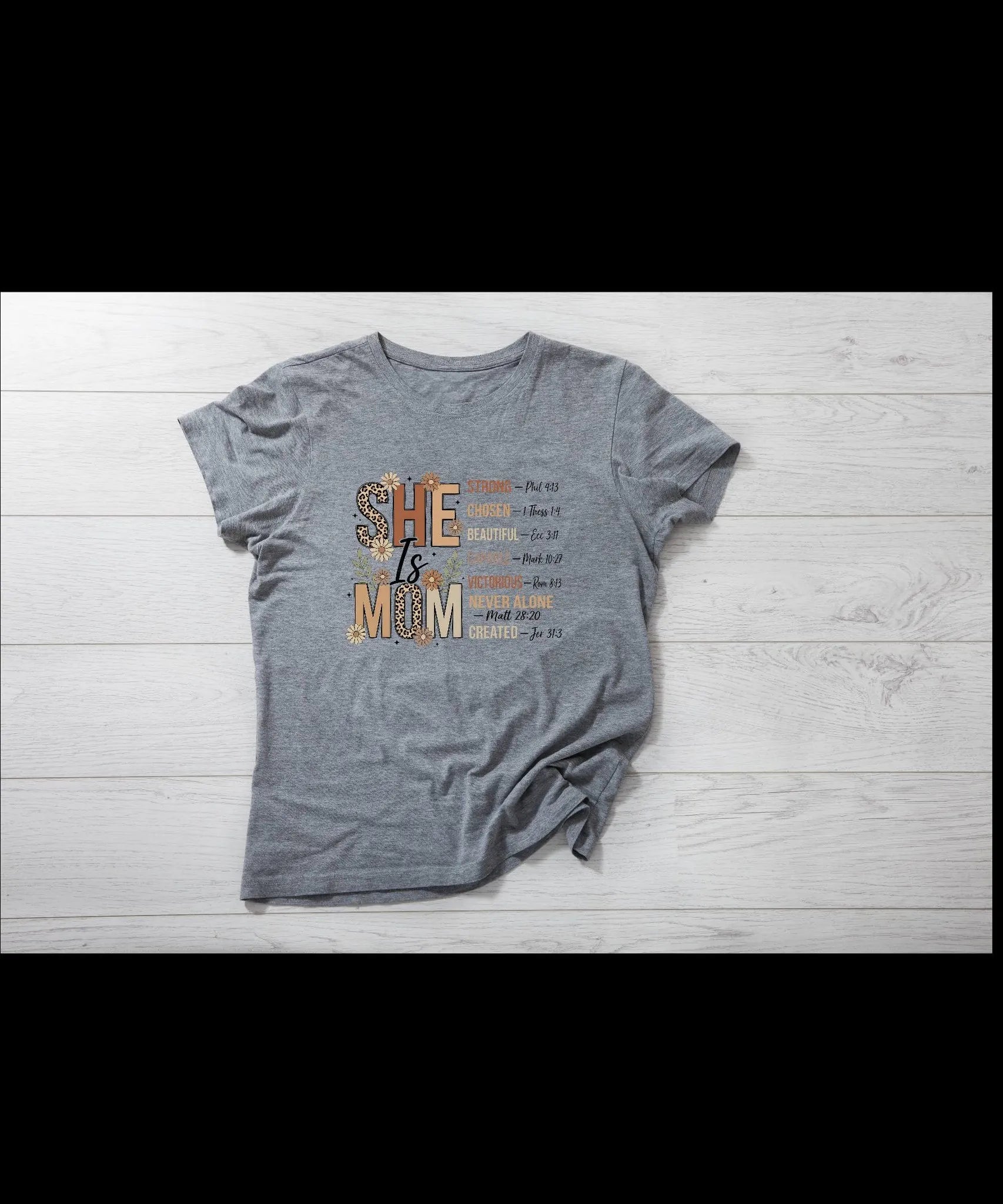 The She Is Mom Faith Strength from 2 Sisters Tanks, Teez