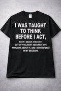 Think Before I Act from 2 Sisters Tanks, Teez