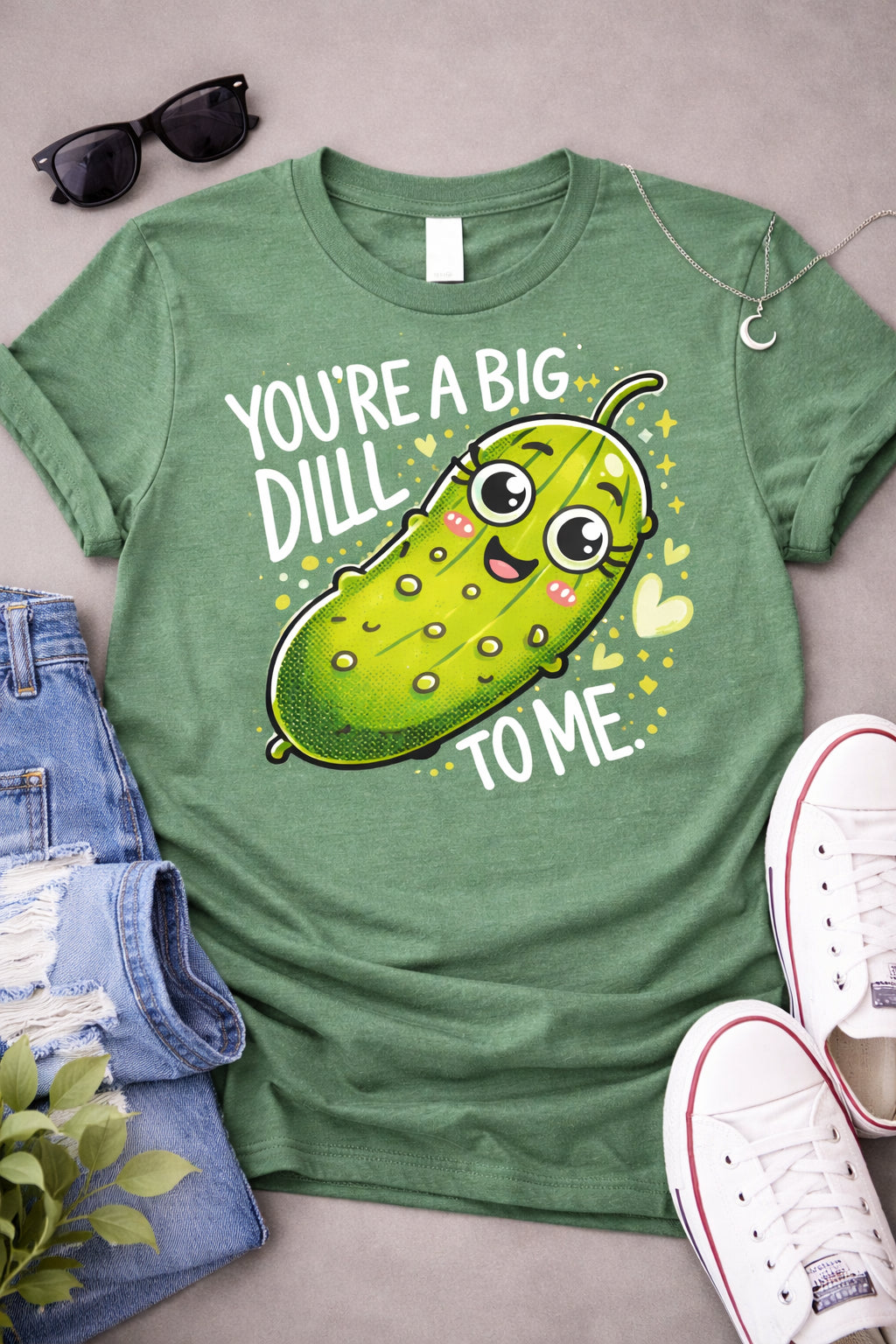 You Re A Big Dill from 2 Sisters Tanks, Teez
